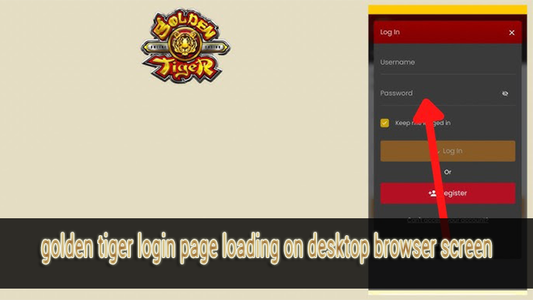 golden tiger login 1