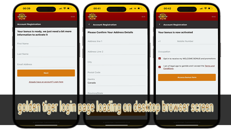 golden tiger login 2
